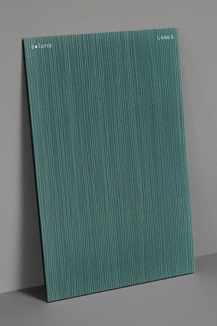 Moss green colored solar panel L-666 | Solarix | Solarix